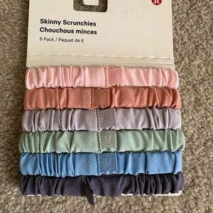 Lululemon Skinny Scrunchies 6-Pack NWT